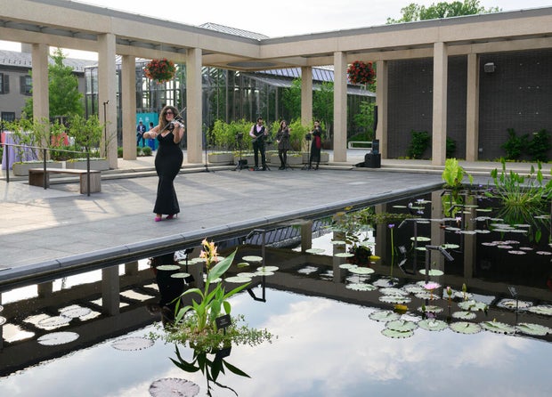 People pose for a photo at a gala for Nemours 