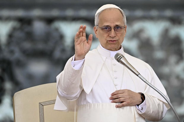 Pope Leo XIV asks the end of the Israel-Ahamas War in Gaza and 2 Vatican-Religion-Papa Audience
