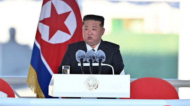FILE PHOTO: North Korea's Kim attends ceremony for launching new 5,000-tonne warship 