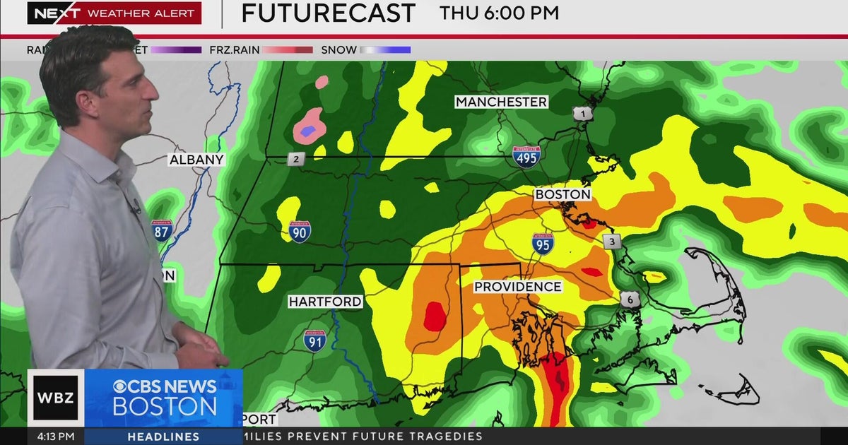 Next Weather: WBZ mid-afternoon forecast for May 22 - CBS Boston