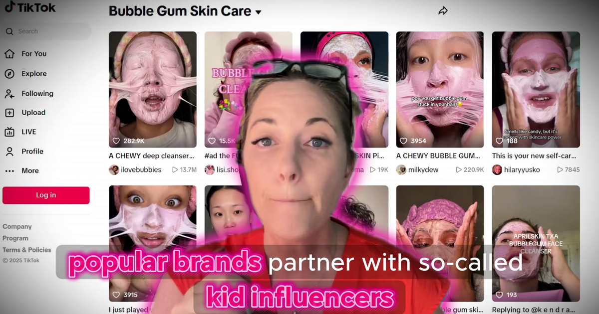 CBS News California investigates troubling trend in skincare industry .. Sephora kid intro