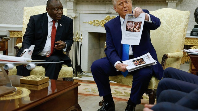 President Trump Meets With South African President Cyril Ramaphosa At The White House 