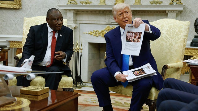 President Trump Meets With South African President Cyril Ramaphosa At The White House 