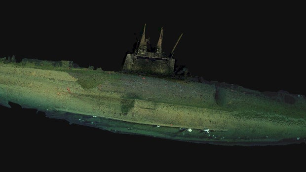 Submarinos de la Segunda Guerra Mundial capturados en la costa de San Diego en imágenes que nunca antes se habían visto en el siglo
