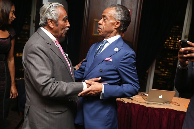 Charles Rangel and Al Sharpton attend Rev. Al Sharpton's Private Birthday Celebration at The Grand Havana Room on October 4, 2013 in New York City.