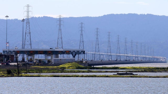 San Mateo-Hayward Bridge toll plaza 