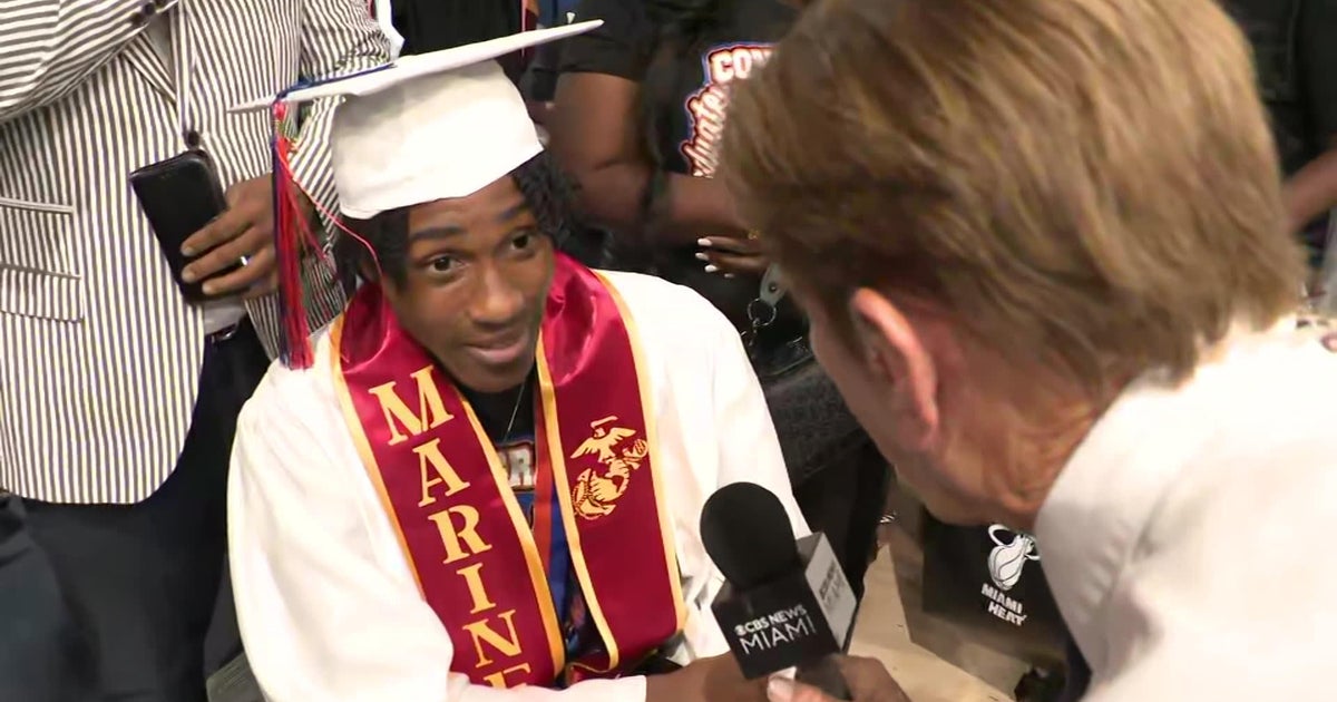 Teen paralyzed in shooting graduates from Hialeah-Miami Lakes Senior High School: Teen paralyzed in shooting graduates from Hialeah-Miami Lakes Senior High School: