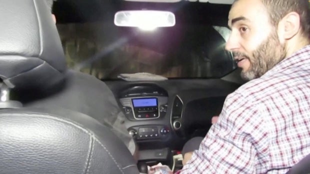 A screengrab shows who the Israeli army says is Hamas Gaza chief Mohammed Sinwar, taken from a handout video, released Dec. 17, 2023. 