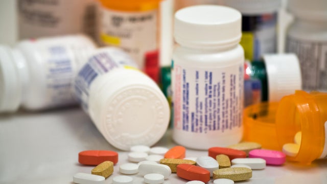 medicine pills and bottles 