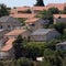 Houses in the Israeli settlement of Psagot in the occupied West Bank, located on Tawil hill adjacent to the Palestinian cities of Ramallah and al-Bireh, are seen on May 29, 2025. 
