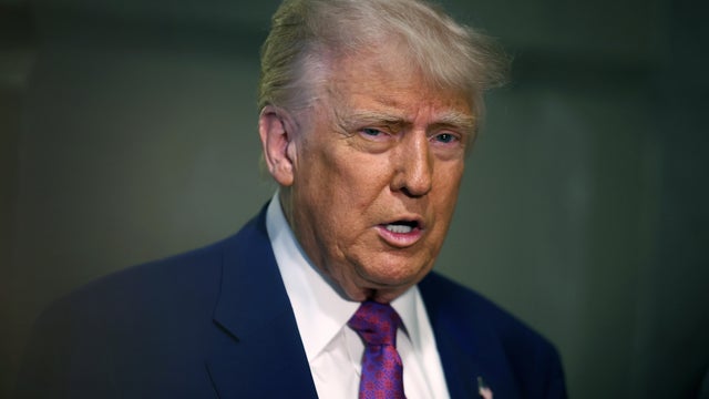 President Trump Attends GOP House Caucus Meeting On Capitol Hill As Budget Bill Faces Resistance 