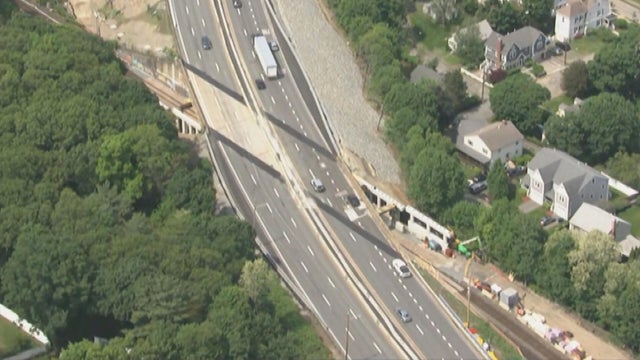 Mass Pike bridge 