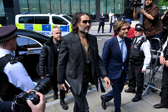 Russell Brand Appears At Southwark Crown Court Charged With Rape And Sexual Assault 