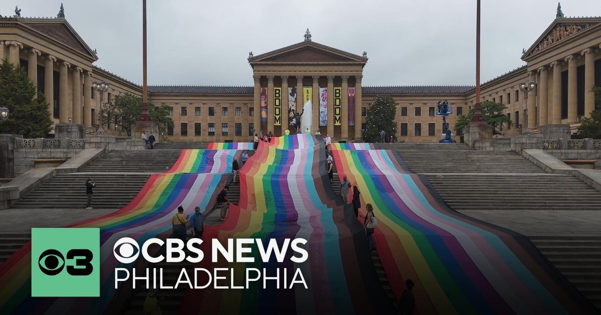 Massive Pride flag making way through Philadelphia to kick off weekend ...