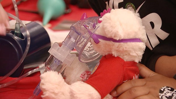 Camden kindergartners play doctor, using teddy bears to learn about hospitals 