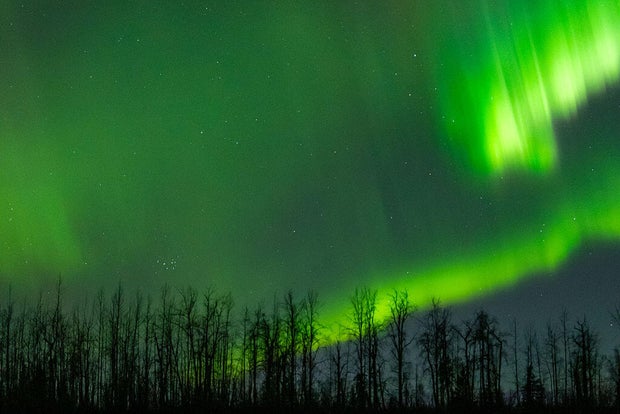 Dazzling Northern Lights Show in Alaska 