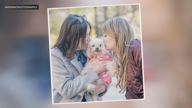 Karla Shanesy with her daughter and dog Lillie