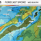 Maps show U.S. air quality and Canada wildfire smoke forecast