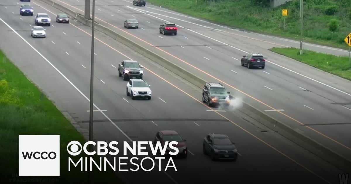 Rescue crews work quickly to get toddler; driver from burning car - CBS ...