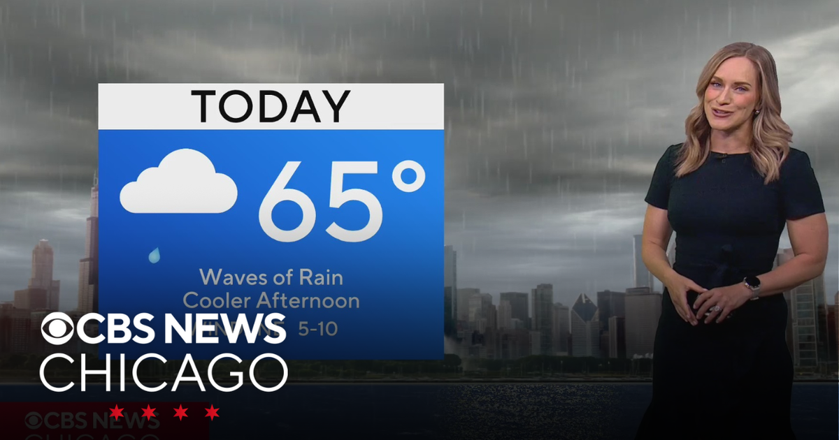 Scattered showers throughout the day Wednesday - CBS Chicago