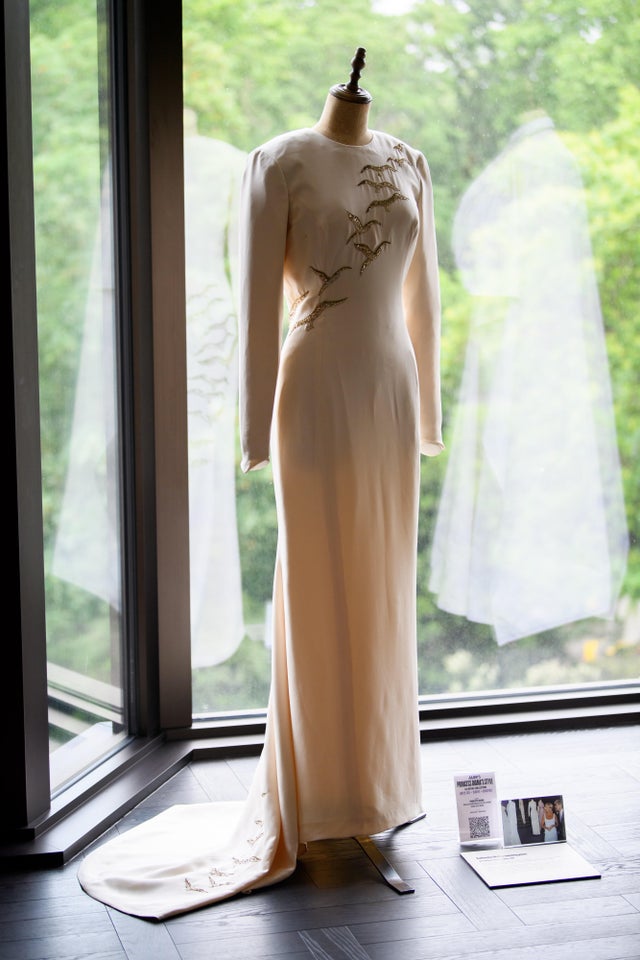 princess diana wearing falcon dress Several Princess Diana Dresses from Kate Middleton-Approved Designer Up for  Sale