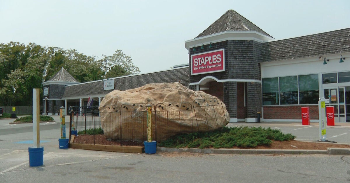 "Staples rock" is the new summer attraction on Cape Cod 