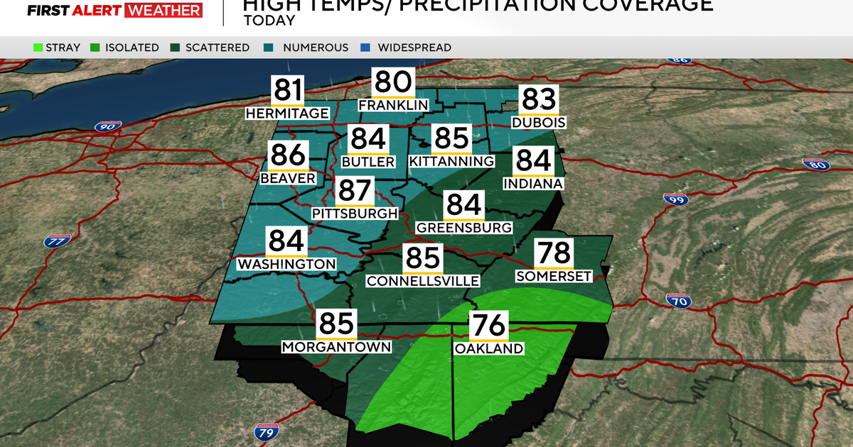 Wildfire smoke continues into the Pittsburgh region along with multiple storm chances 