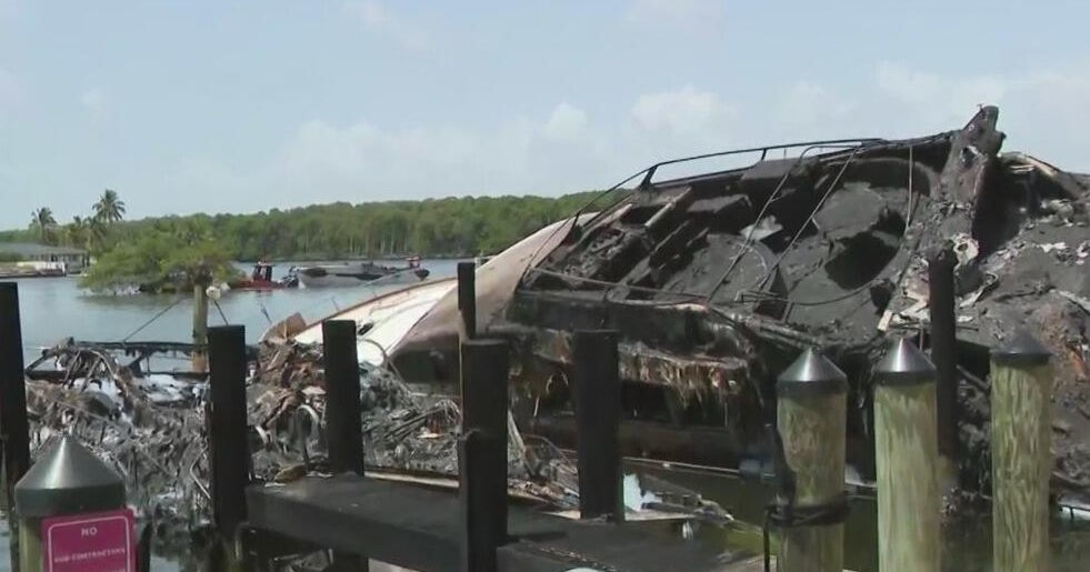 Several boats destroyed in early morning fire in Sunny Isles Beach Several boats destroyed in early morning fire in Sunny Isles Beach