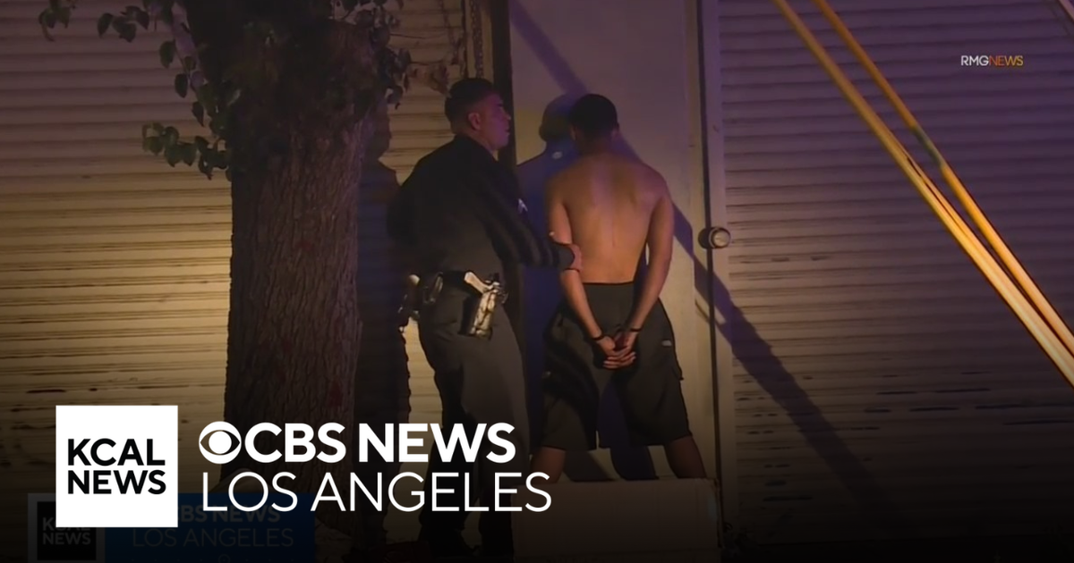 Victim of downtown Los Angeles stabbing speaks - CBS Los Angeles