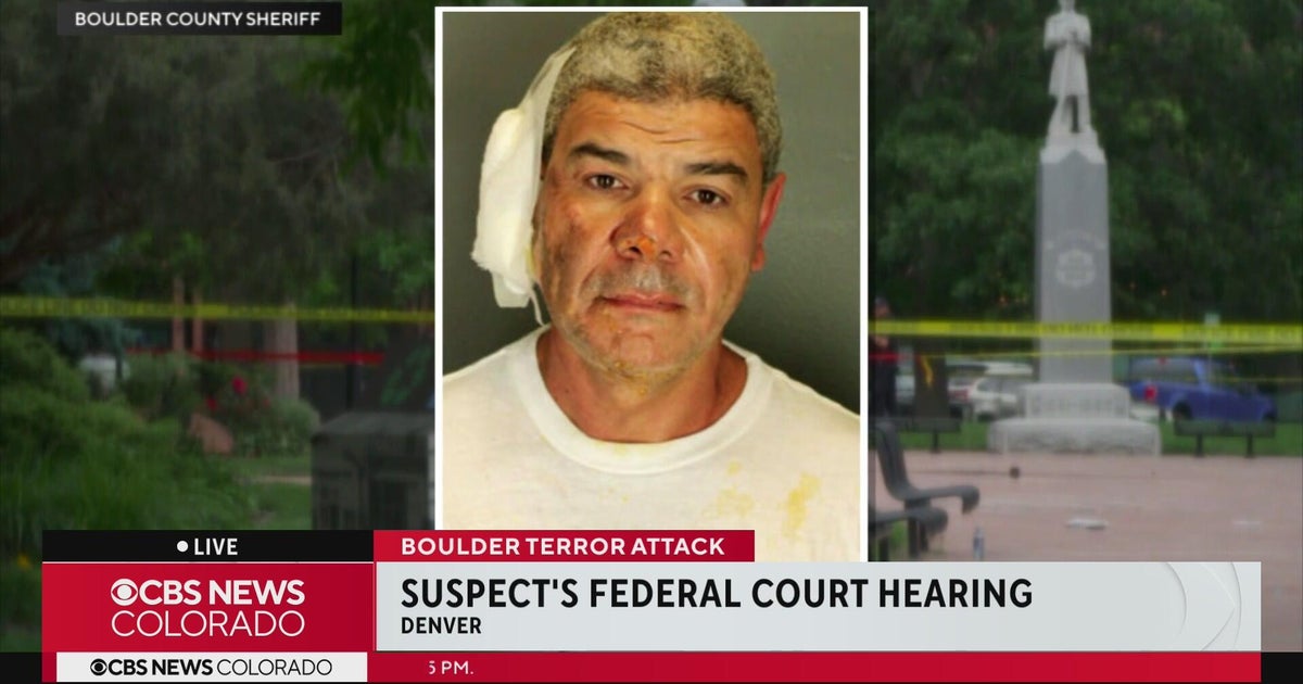 Boulder terror attack suspect makes appearance in federal court - CBS ...