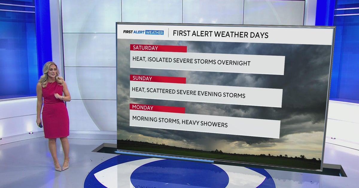 First Alert Weather Days issued as storm threat builds - CBS Texas