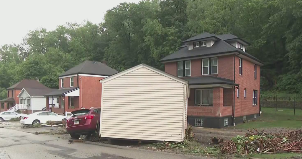 After heavy rains bring flash flooding to the Pittsburgh area, cleanup efforts begin 