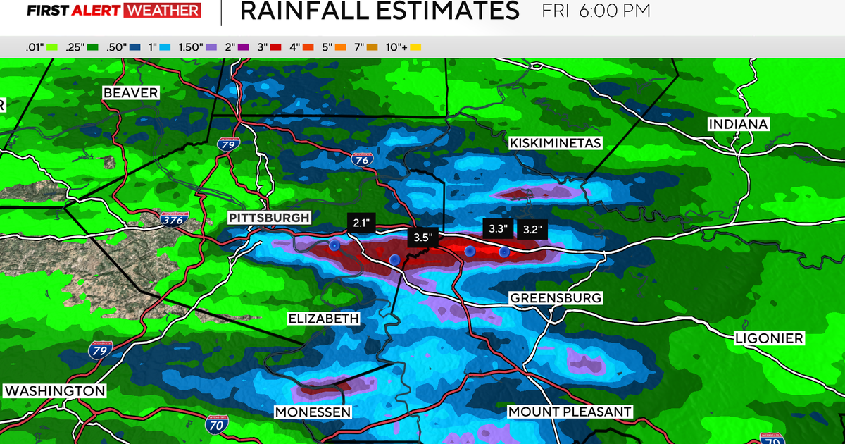 More heavy rain and strong storms move in this weekend in Pittsburgh 