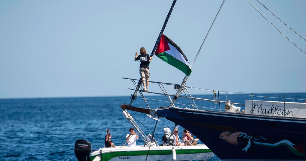 Israel vows to block aid boat carrying Greta Thunberg, activists from Gaza 