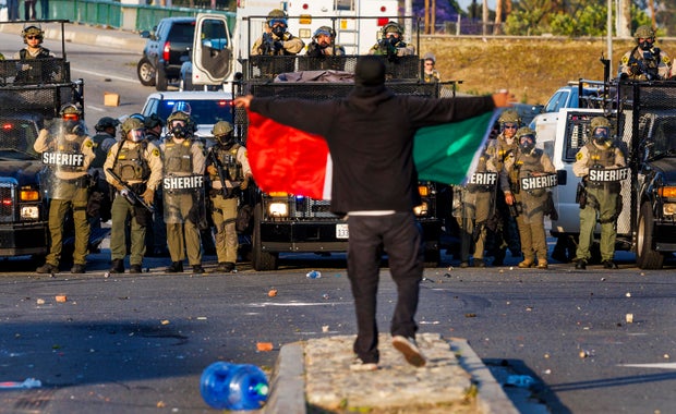 Protests against ICE in Compton, CA