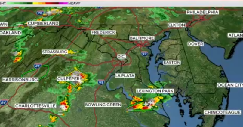 Quiet Monday expected across Maryland; storms possible at night 