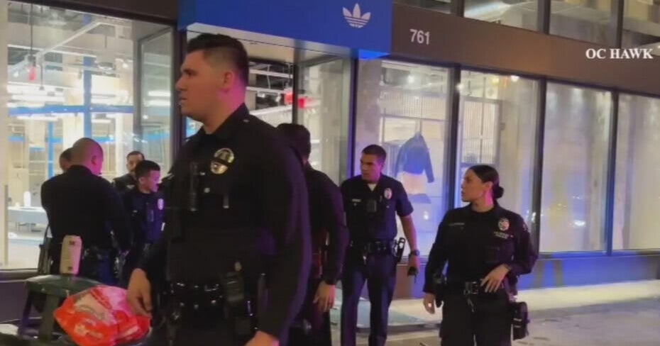 Looters hit several stores in downtown Los Angeles after fourth day of protests 