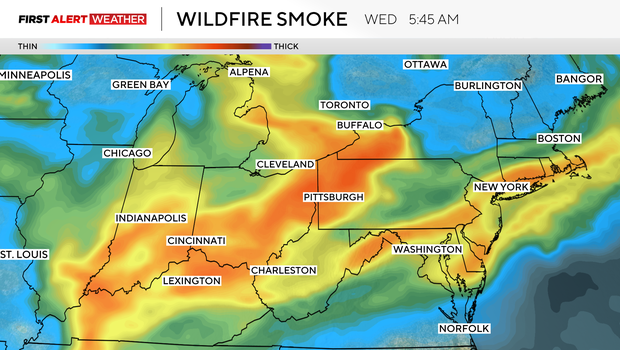 Code Orange Air Quality Alerts Issued Across Eastern US Amid Canadian Wildfire Smoke