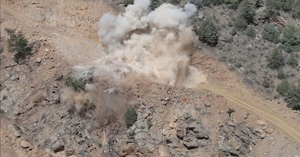 Drivers can expect delays on I-70 because of rock blasting 