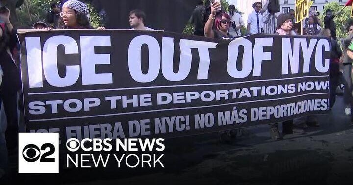 NYC bracing for more ICE protests on Wednesday - CBS New York