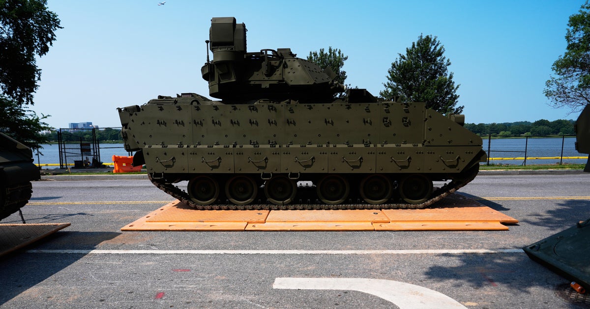 Trump military parade to mark Army's birthday in D.C. today