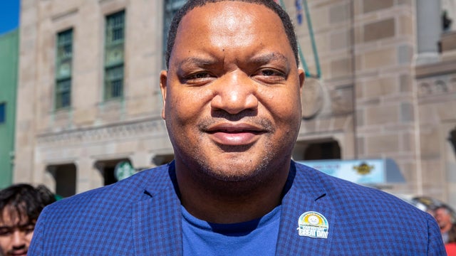 Marty Small Jr. at an event at the Atlantic City boardwalk 