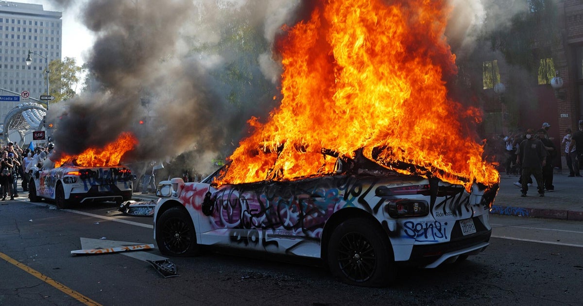 Criminal charges announced for alleged attacks on police during Los Angeles protests