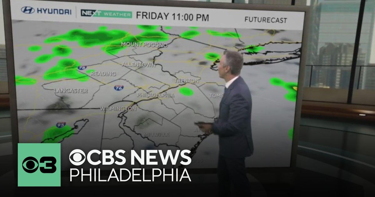Partly cloudy, warm Thursday night in Philadelphia region - CBS ...