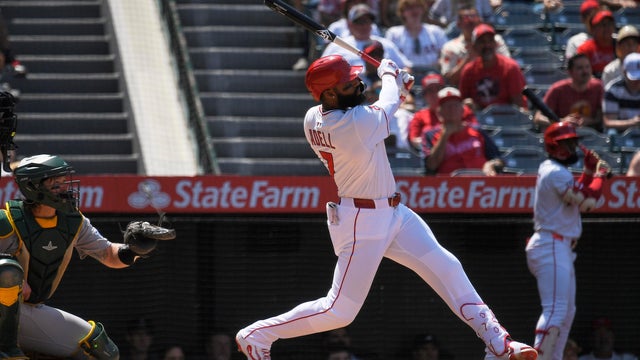 Athletics Angels Baseball 