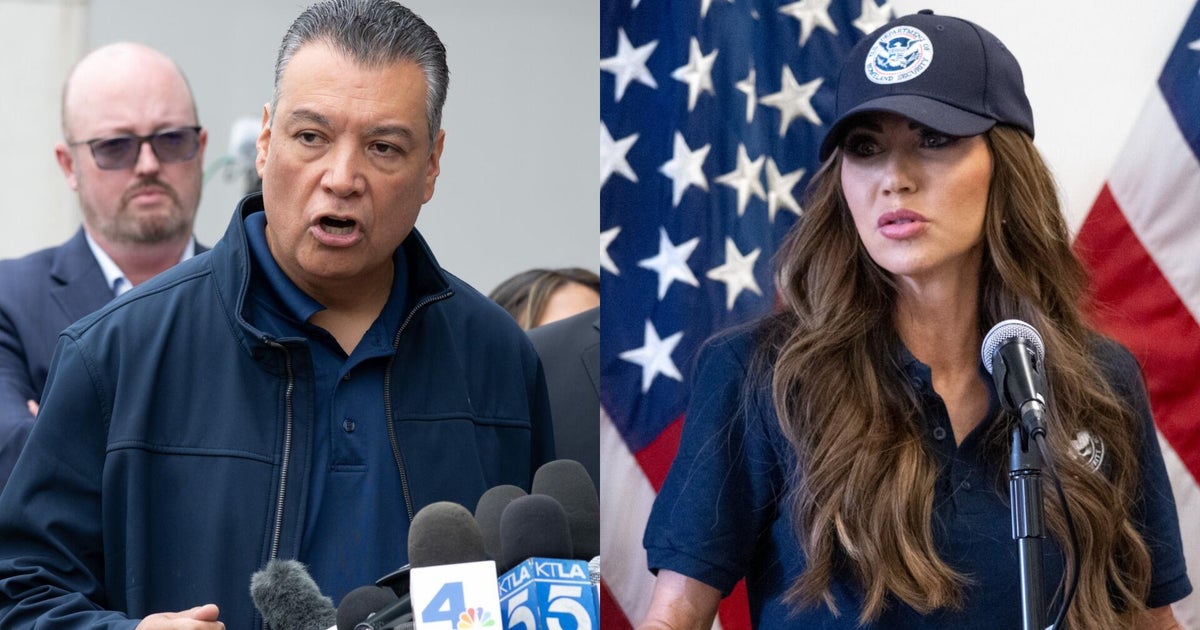 What Padilla, Noem said about heated moments at DHS press conference