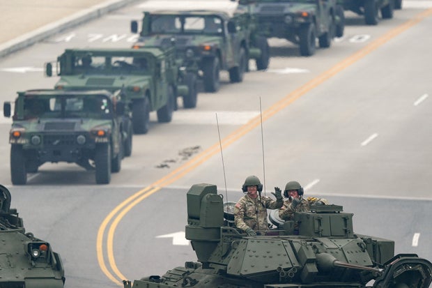 Military parade to commemorate the U.S. Army's 250th Birthday in Washington