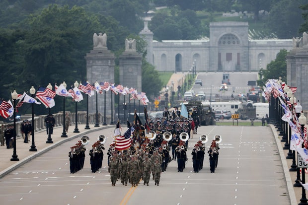 U.S. Army parade in Washington, D.C. 