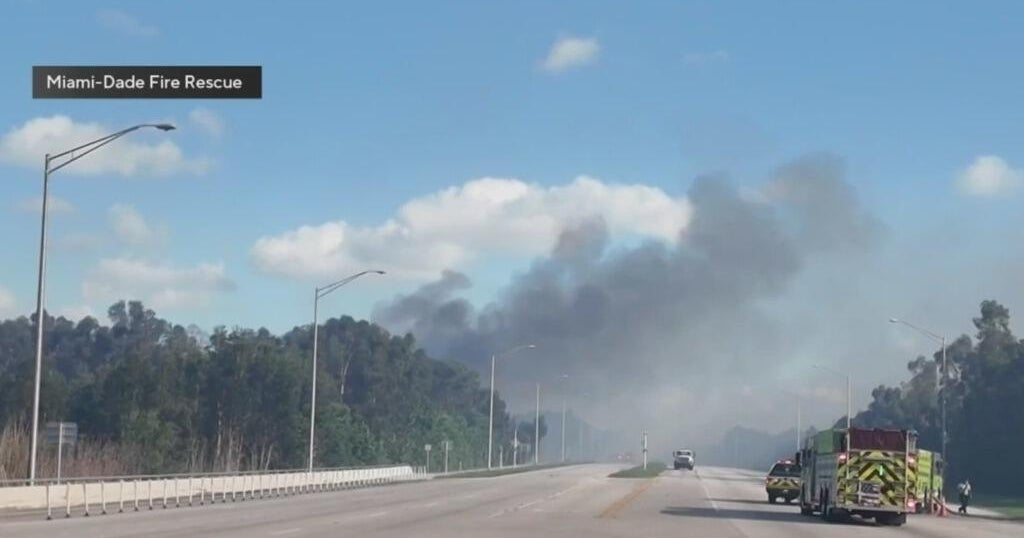 Road closures caused by Southwest Miami-Dade brush fire disrupts travelers