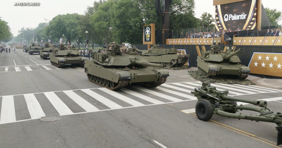 How President Trump's military parade celebrating the U.S. Army unfolded
